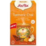 Herbatka Tumeric Chai Złoty Chai Kurkumą 17sasz Yogi Tea